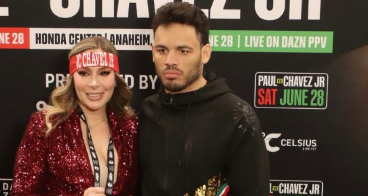 Frida Muñoz y Julio César Chávez Jr. (Instagram)