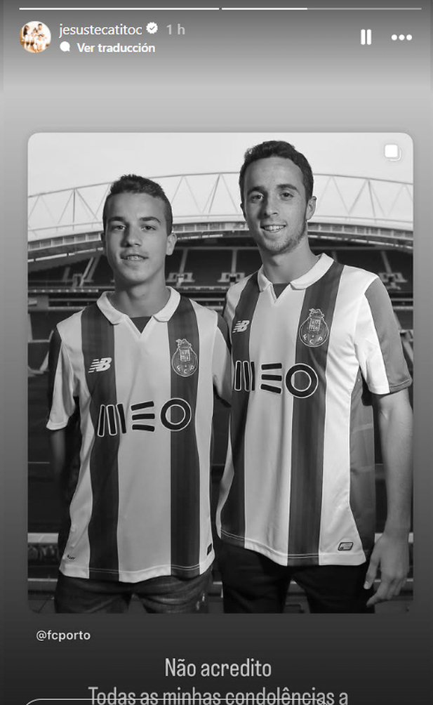 Tecatito publicó la imagen de los dos hermanos; jugó con Diogo.