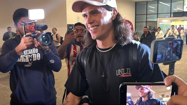 Diego Campillo llegó a Guadalajara para regresar con Chivas. (Foto: Figueroa)