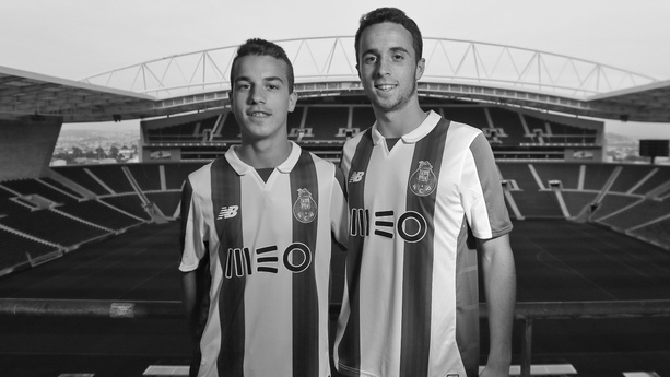 Diogo Jota y su hermano André Silva (X @FCPorto)