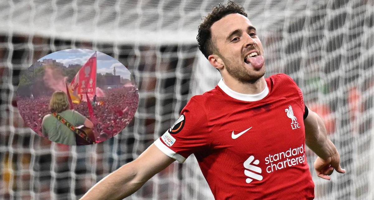 Diogo Jota era muy querido por la afición del Liverpool (AFP)