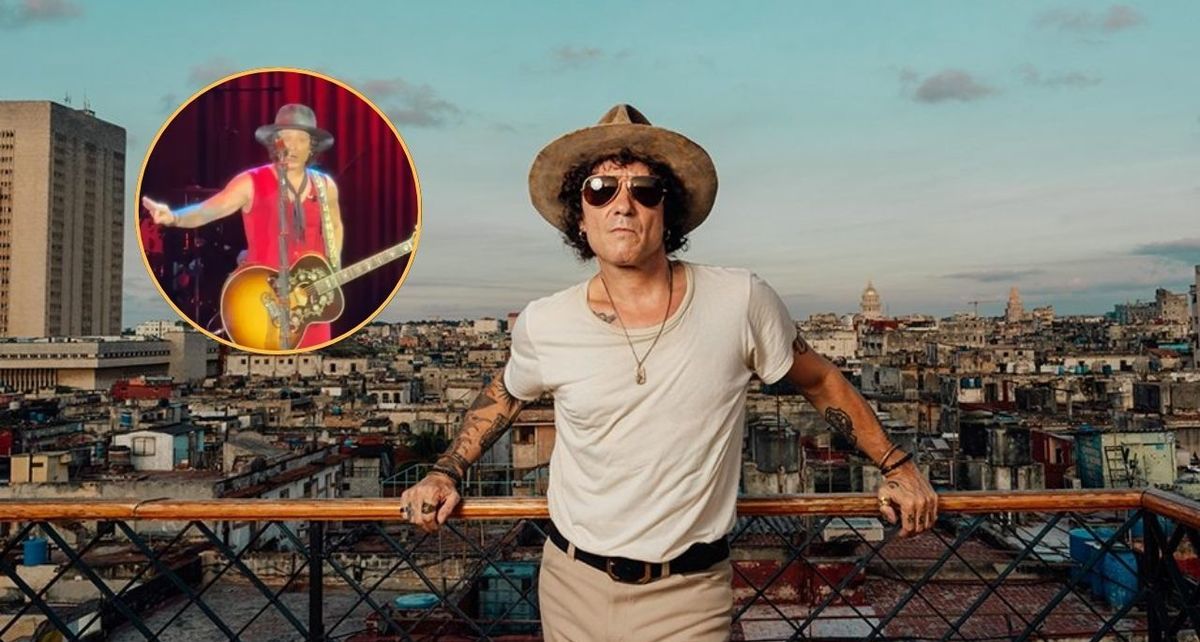 Enrique Bunbury explota contra fanático durante su último concierto. (especial)