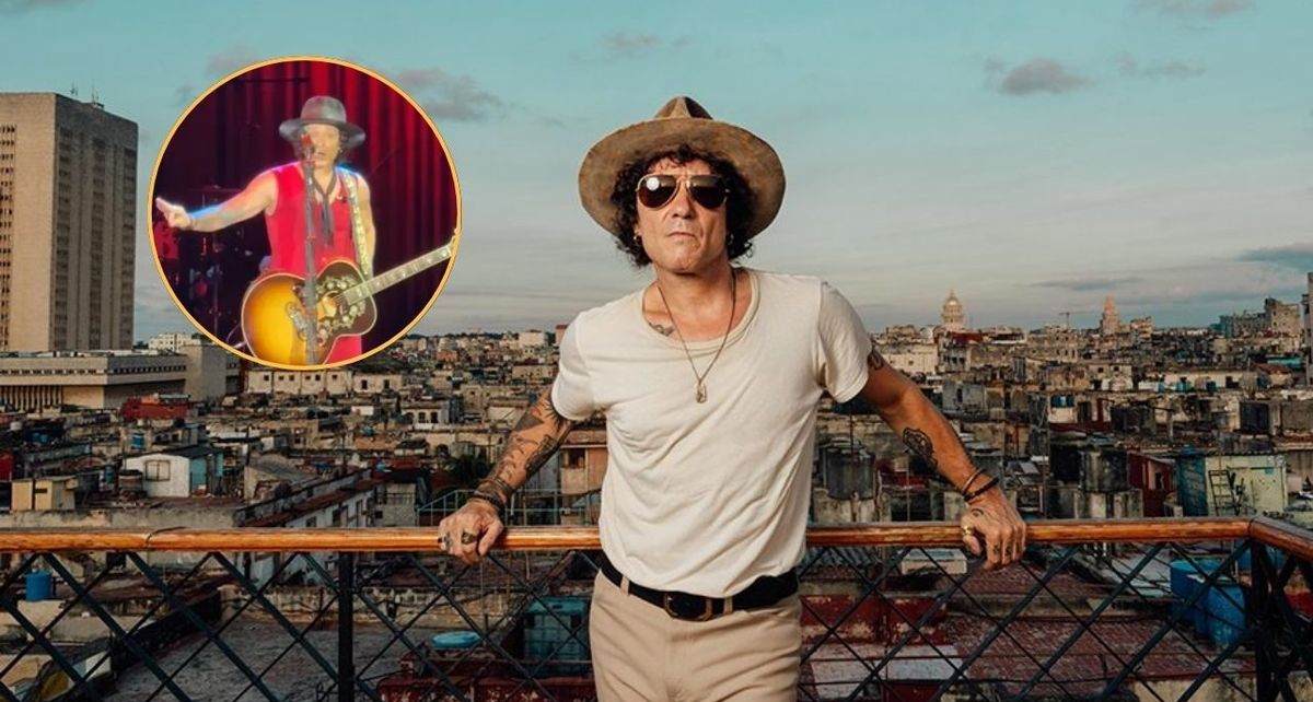 Enrique Bunbury explota contra fanático durante su último concierto. (especial)