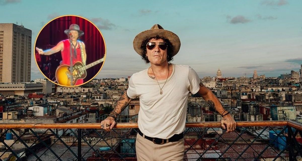 Enrique Bunbury explota contra fanático durante su último concierto. (especial)