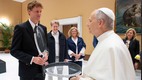 Jannik Sinner convivió con el Papa Leo XIV en el Vaticano (Reuters)