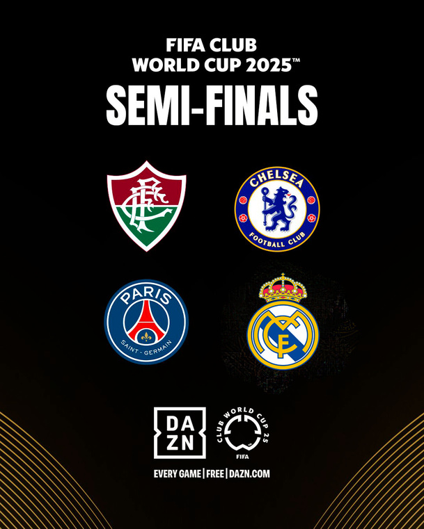 Así se jugarán las Semifinales del Mundial de Clubes.