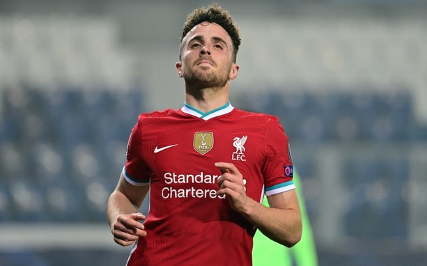 Diogo Jota ha caído con el pie derecho en el Liverpool. Foto: AFP
