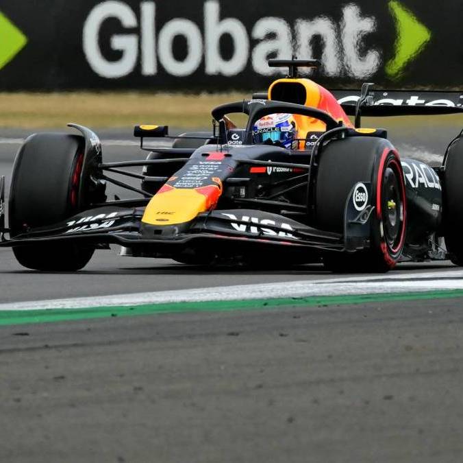 Max Verstappen se lució en Silverstone (AFP)