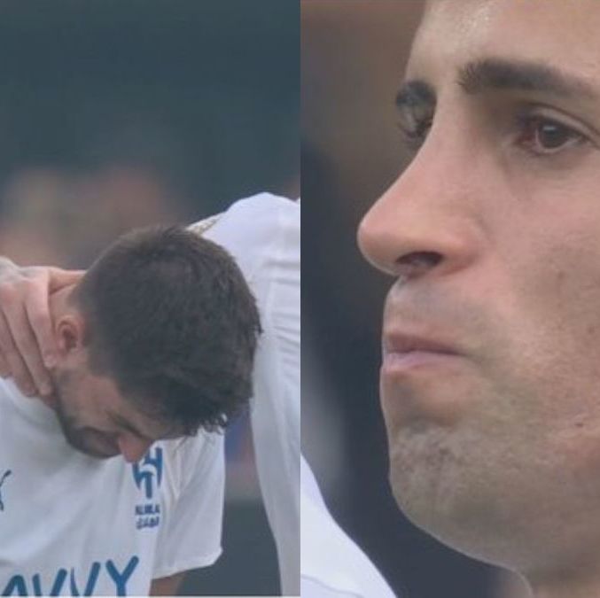 Rubén Neves y Joao Cancelo en minuto de silencio por la muerte de Diogo Jota (Especial)