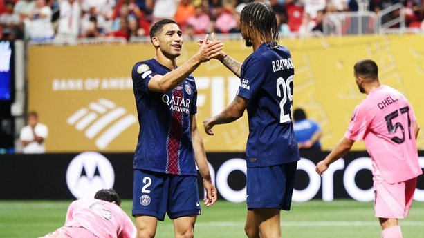 PSG goleó a Inter Miami y avanza a los Cuartos de Final del Mundial de Clubes (AFP)