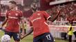 Álvaro Angulo celebra un gol (@Independiente)