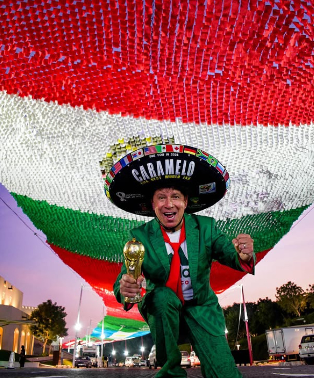 Caramelo viaja a donde vaya la Selección Mexicana. (Foto: @caramelomexico)