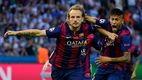 Ivan Rakitic marcó gol en la Final de la Champions League del 2015 (AFP)
