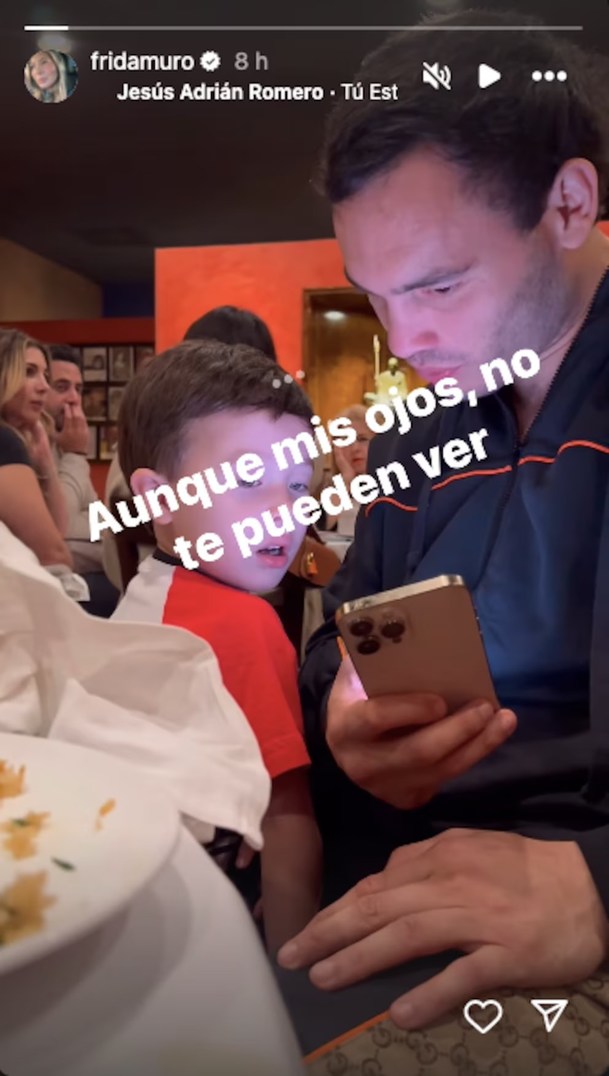 Captura de video que compartió la esposa de Julio C´sar Chávez Jr. (Captura)