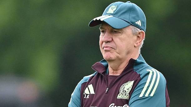Javier Aguirre, en un entrenamiento del Tri (Imago7)