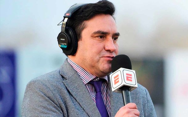Jorge Pietrasanta durante una transmisión de ESPN (Imago7)