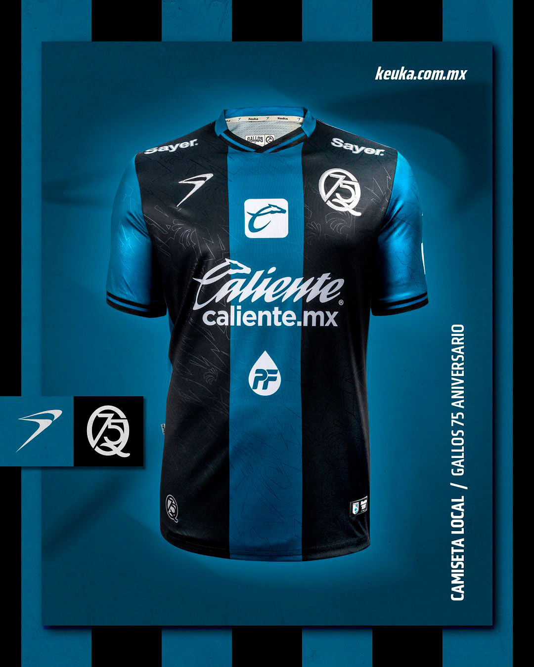 Contrario a otros años, Querétaro no tiene un jersey lleno de patrocinadores.