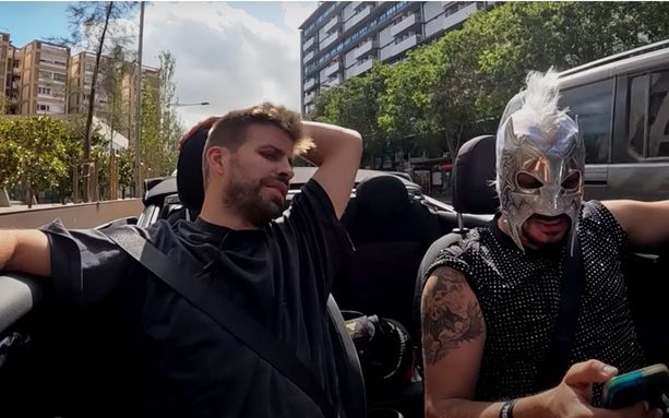 Gerard Piqué y el Escorpión Dorado. (Captura)