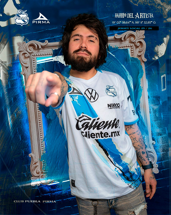 Puebla presenta una extraña línea como principal novedad.