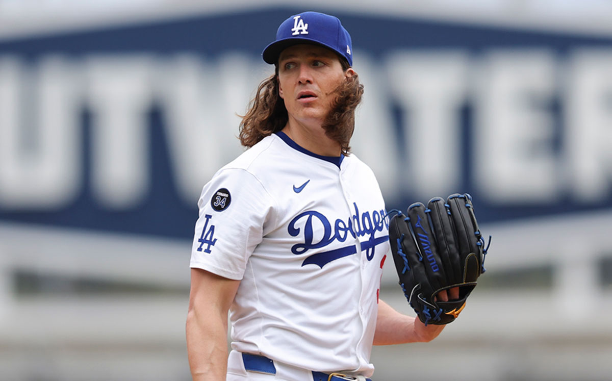 Tyler Glasnow hizo su primera actuación con Dodgers desde el 27 de abril. (MLB.com)