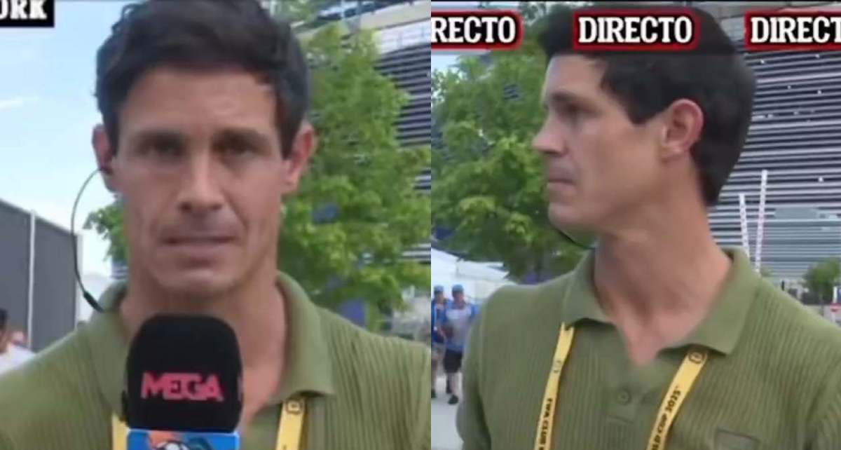 Edu Aguirre no tomó bien la broma (Captura)