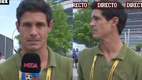 Edu Aguirre no tomó bien la broma (Captura)