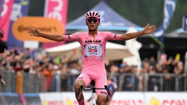 Isaac del Toro brilló en el Giro de Italia (Reuters)