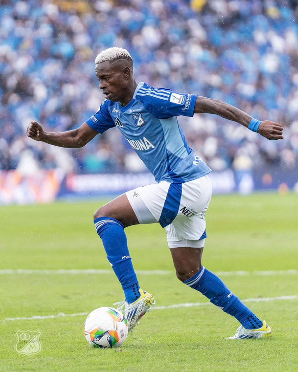 Kevin Palacios en su paso por el Millonarios. (Foto: Millonarios)