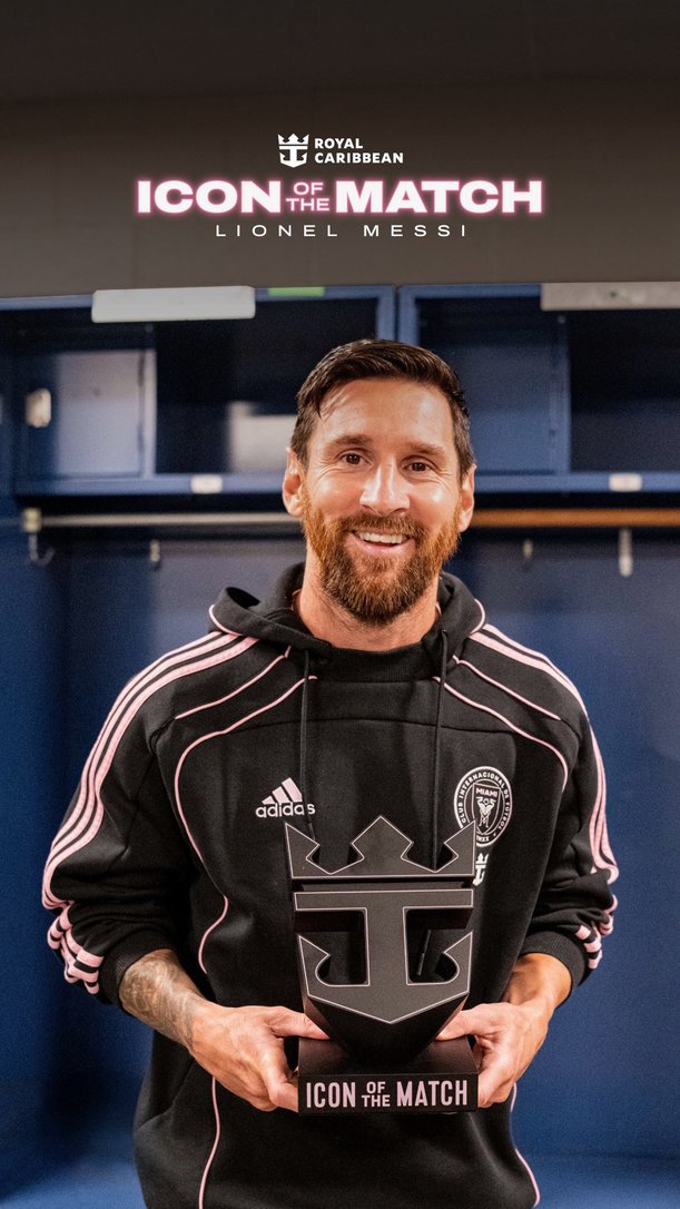 Messi fue el jugador más valioso del partido. (Foto: Inter Miami)