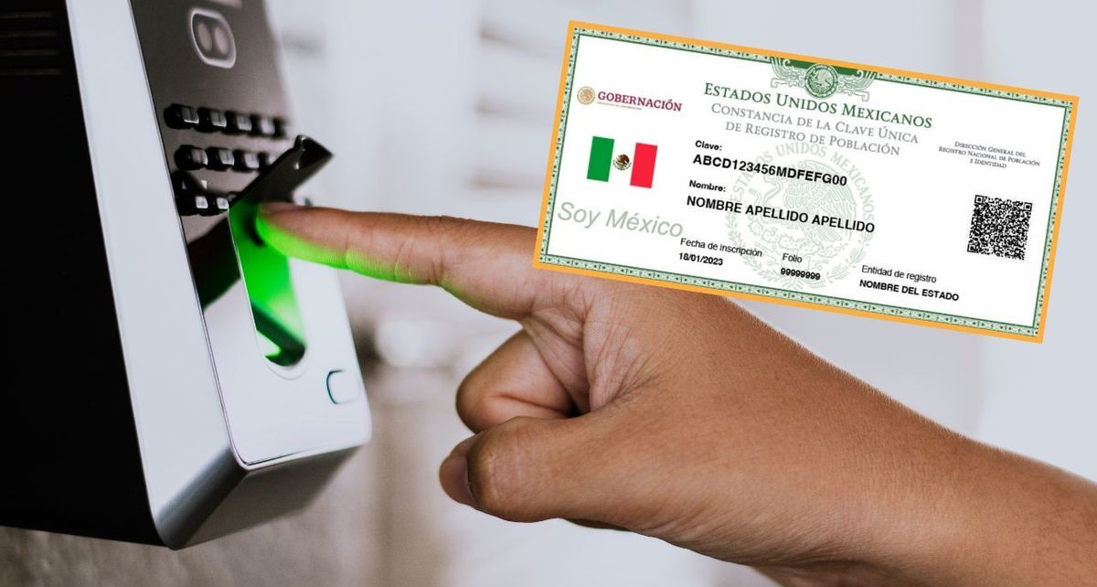 El registro de huellas dactilares e iris será obligatorio en la nueva CURP Biométrica este 2025. Foto: Freepik