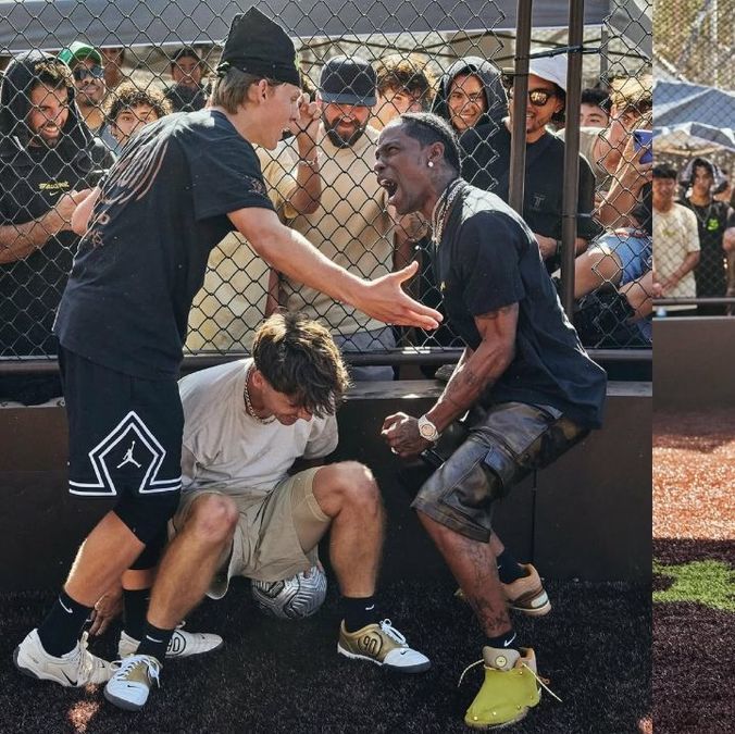 Travis Scott en Coachella durante la Mad Maximus Arena con los Total 90 (Especial)