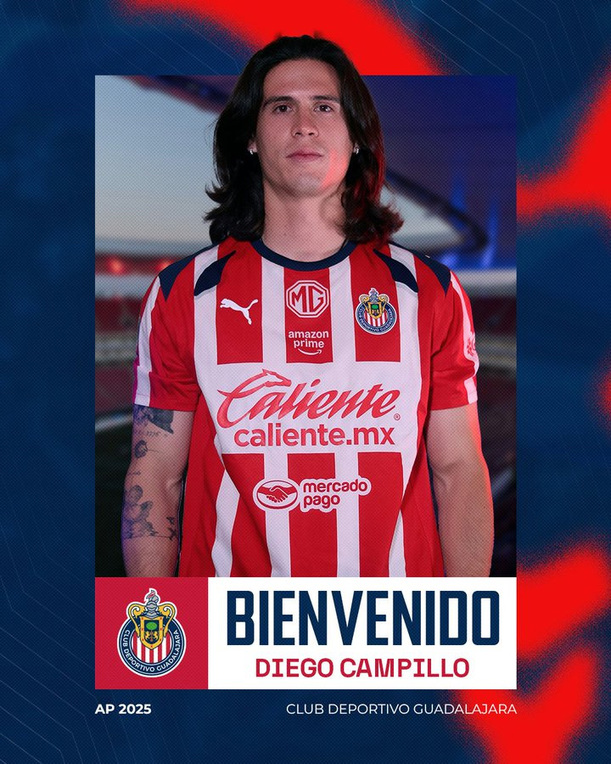 Campillo fue anunciado por Chivas a inicios de julio. (Foto: Chivas)