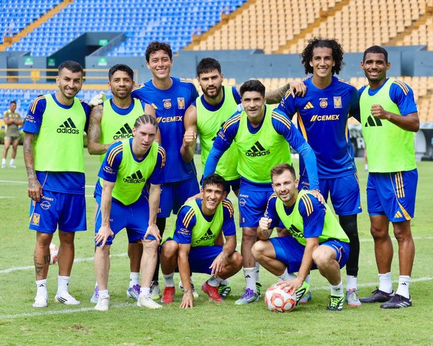 El equipo de Correa fue el ganador en el entrenamiento. (Foto: Tigres)
