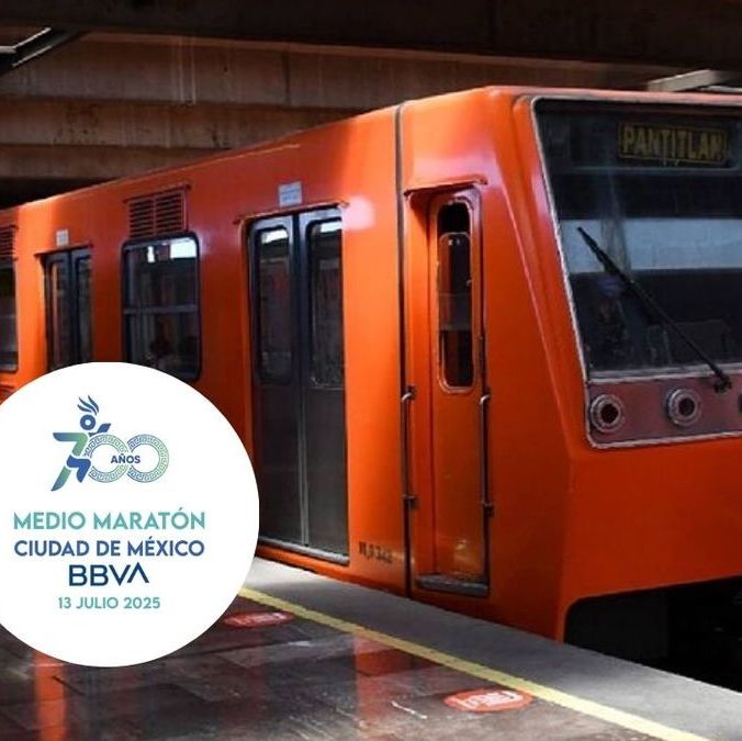 Metro ofrece viajes gratis a corredores del Medio Maratón 2025 (especial)