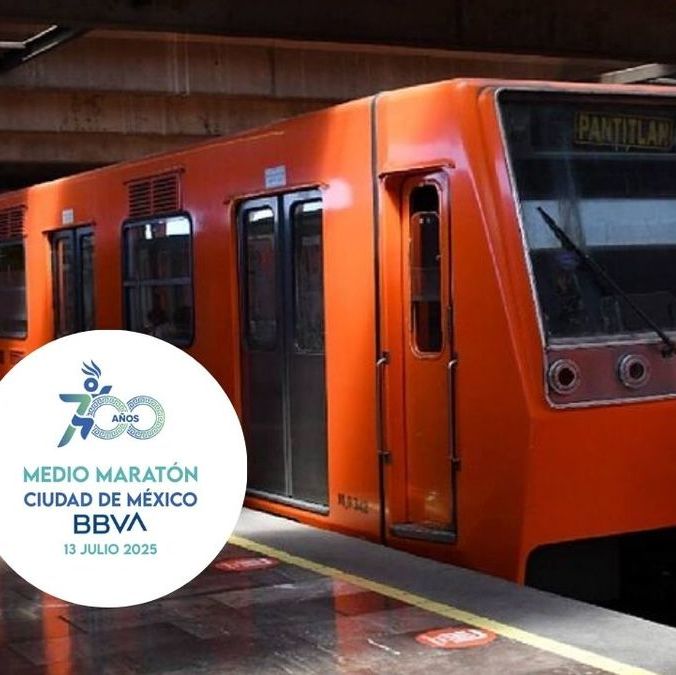 Metro ofrece viajes gratis a corredores del Medio Maratón 2025 (especial)