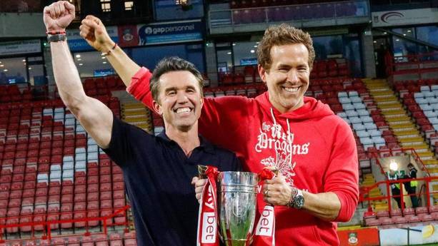 Rob McElhenney y Ryan Reynolds le dieron vida al Wrexham (@Wrexham_AFC)