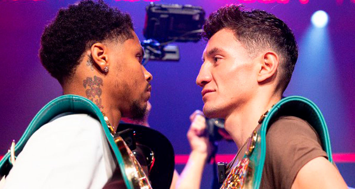 Shakur Stevenson y WIlliam Zepeda se enfrentarán este sábado en Nueva York. (Foto: DAZN)