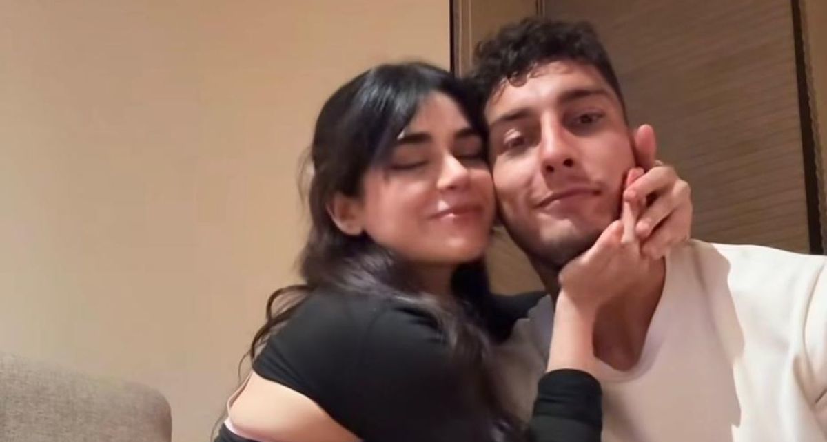 Alana y Sebastián Cáceres en un video de Instagram (@alanafloresf)
