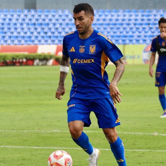 Ángel Correa marcó gol con Tigres en partido amistoso (X: @TigresOficial)