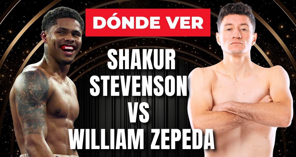 Camarón Zepeda vs Shakur Stevenson: horario, todos los detalles y canal para ver la esperada pelea. FOTO:(Especial)