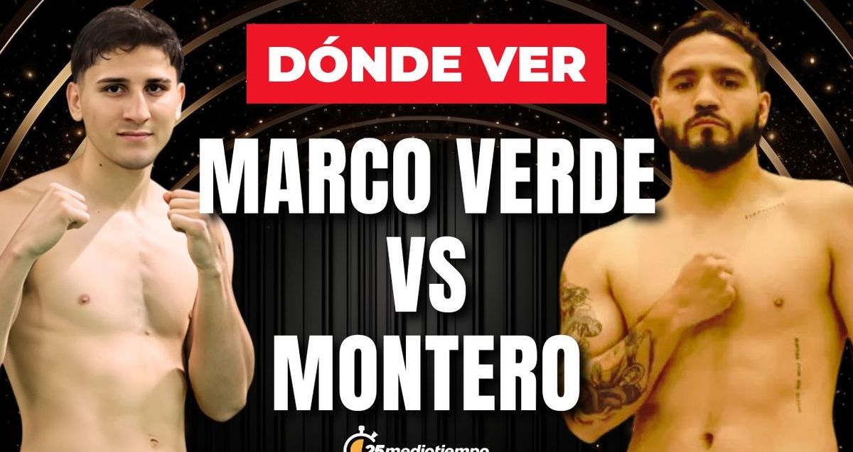 Marco Verde vs. Cristian Montero DÓNDE VER.