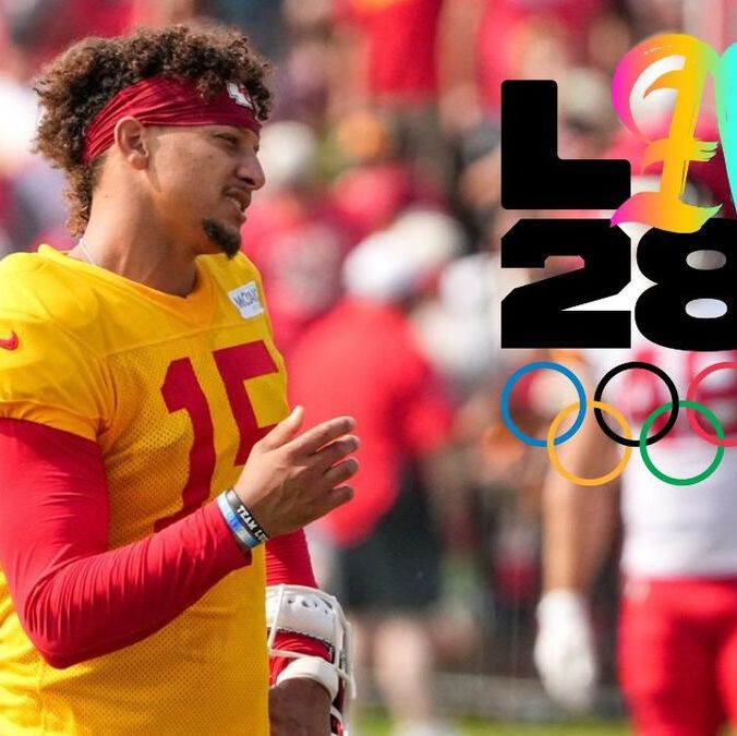 Patrick Mahomes podría ir a los Juegos Olímpicos del 2028 (Reuters)