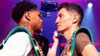 Shakur Stevenson y WIlliam Zepeda se enfrentarán este sábado en Nueva York. (Foto: DAZN)