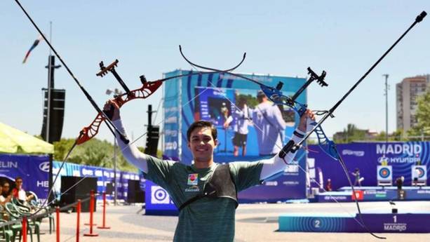 Matías Grande brilló en la Copa del Mundo de Tiro con Arco (CONADE)