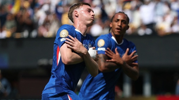 Palmer festeja uno de sus goles en la final del Mundial de Clubes 2025 (Reuters)