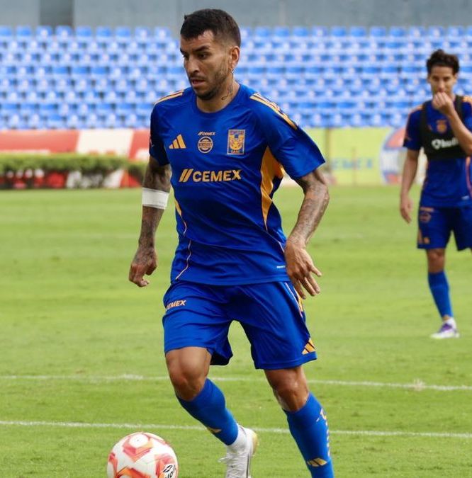 Ángel Correa marcó gol con Tigres en partido amistoso (X: @TigresOficial)