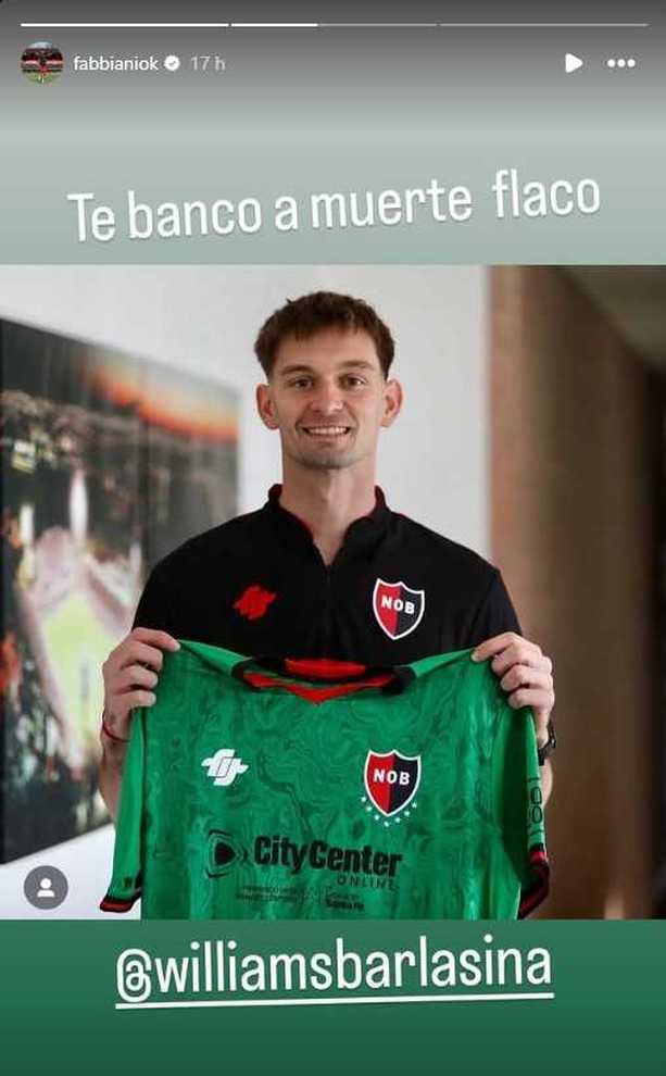 Cristian Fabbiani respalda a su portero suplente tras polémica con Navas