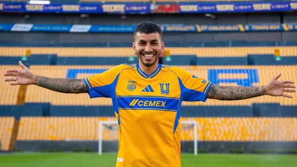 Ángel Correa ya vistió la piel de Tigres (@TigresOficial)