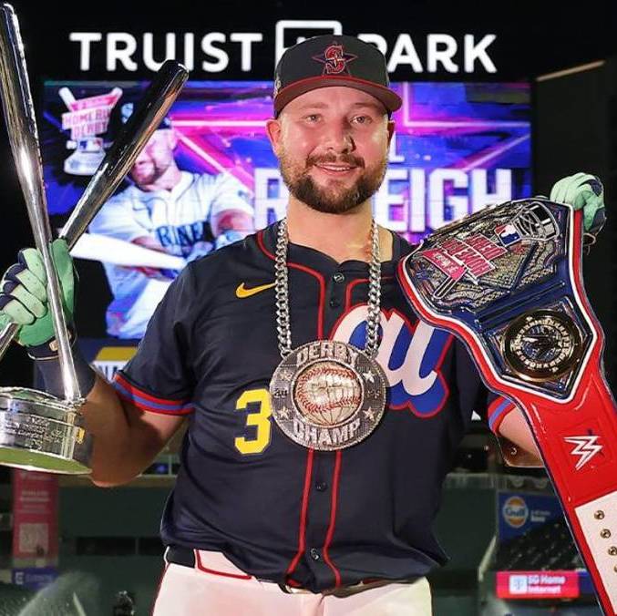 Cal Raleigh presume su título del HR Derby 2025 (MLB)