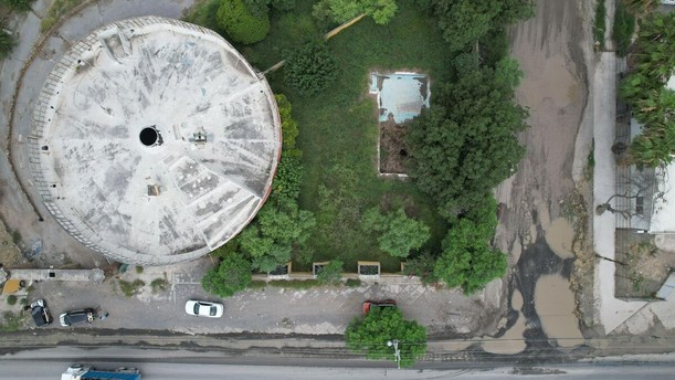 El área de la alberca, restaurante y cisterna del motel seguirán bajo resguardo de las autoridades. (Foto: Óscar Soltero)